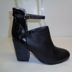 Grey City Size 8.5 BENSON Black New Ankle Boots